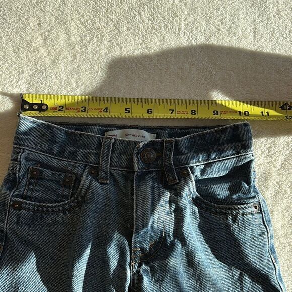 Vintage Levi’s 505 denim jeans kids size 6‎ slim adjustable waist - Picture 11 of 12